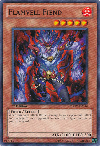 Flamvell Fiend [DREV-EN096] Common | Game Master's Emporium (The New GME)