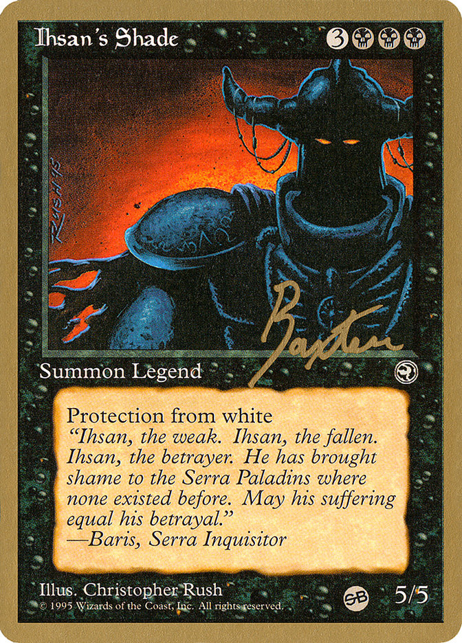 Ihsan's Shade (George Baxter) (SB) [Pro Tour Collector Set] | Game Master's Emporium (The New GME)