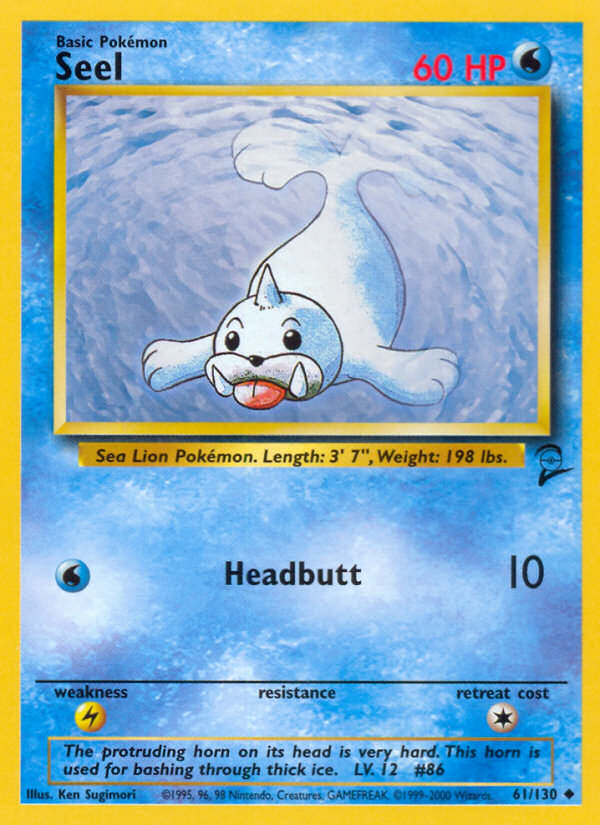 Seel (61/130) [Base Set 2] | Game Master's Emporium (The New GME)