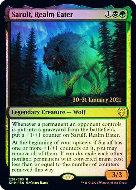 Sarulf, Realm Eater [Kaldheim Prerelease Promos] | Game Master's Emporium (The New GME)