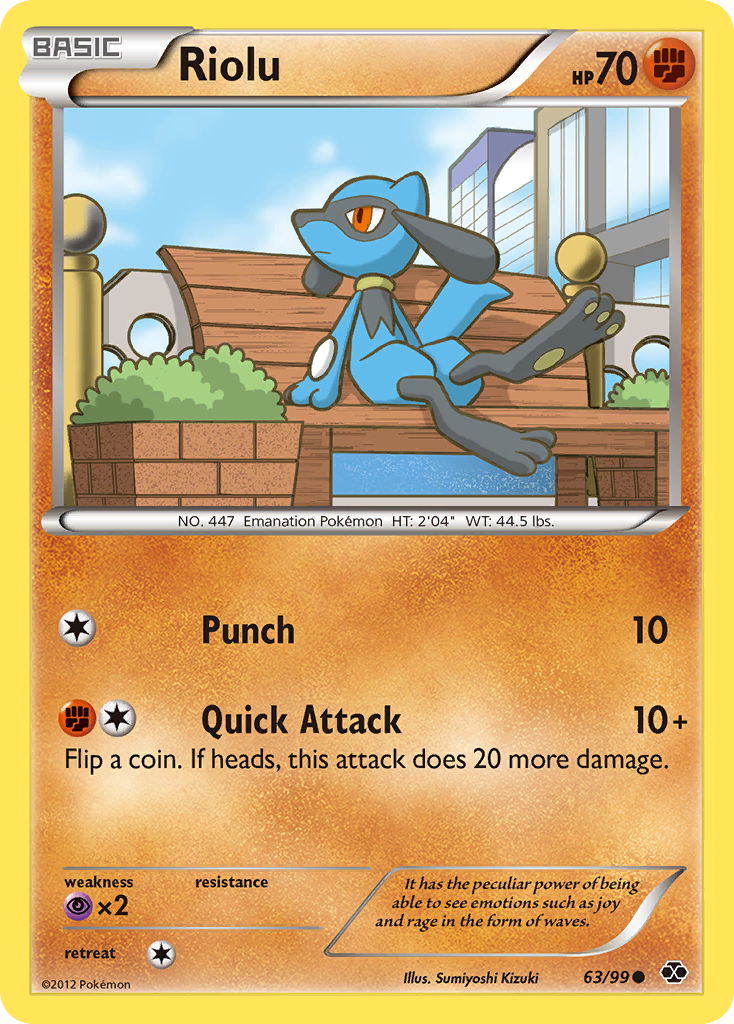 Riolu (63/99) [Black & White: Next Destinies] | Game Master's Emporium (The New GME)