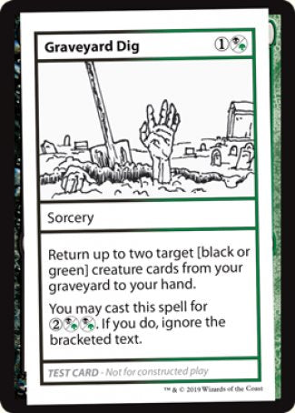 Graveyard Dig (2021 Edition) [Mystery Booster Playtest Cards] | Game Master's Emporium (The New GME)
