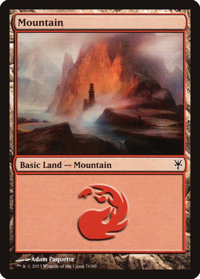 Mountain (76) [Duel Decks: Sorin vs. Tibalt] | Game Master's Emporium (The New GME)