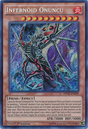 Infernoid Onuncu [MP15-EN209] Secret Rare | Game Master's Emporium (The New GME)