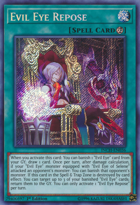 Evil Eye Repose [INCH-EN036] Secret Rare | Game Master's Emporium (The New GME)