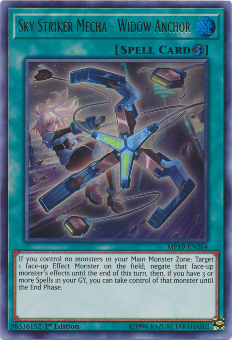 Sky Striker Mecha - Widow Anchor [MP19-EN264] Ultra Rare | Game Master's Emporium (The New GME)