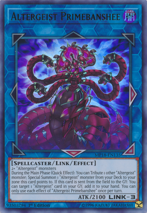 Altergeist Primebanshee [MP18-EN135] Ultra Rare | Game Master's Emporium (The New GME)