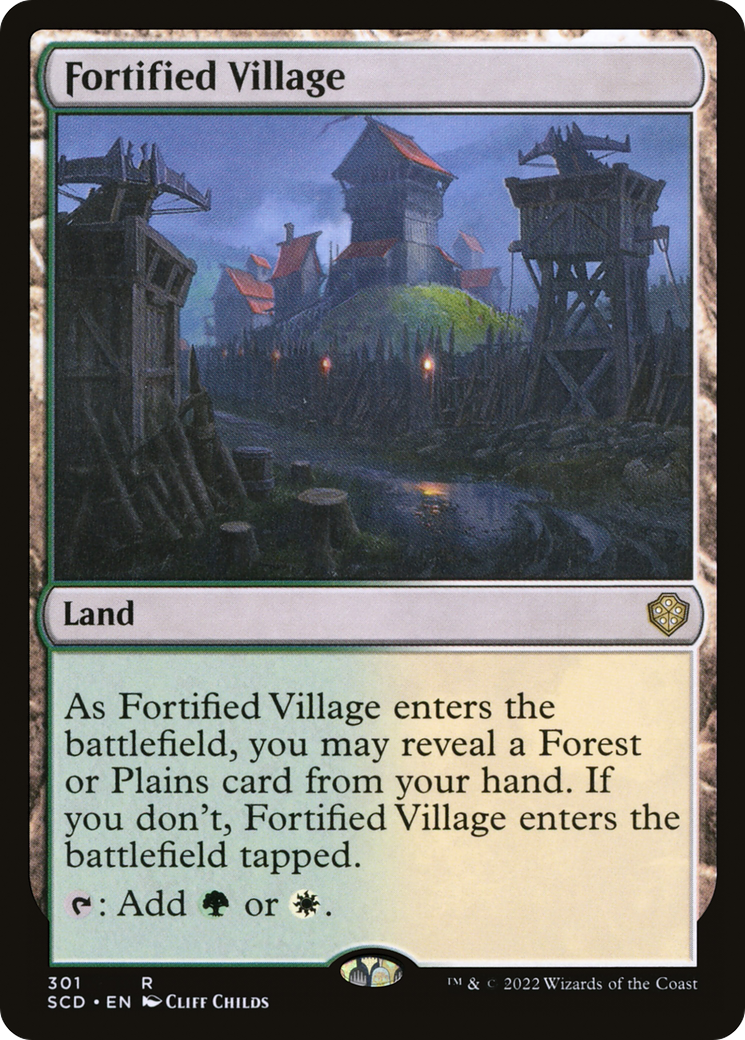 Fortified Village [Starter Commander Decks] | Game Master's Emporium (The New GME)