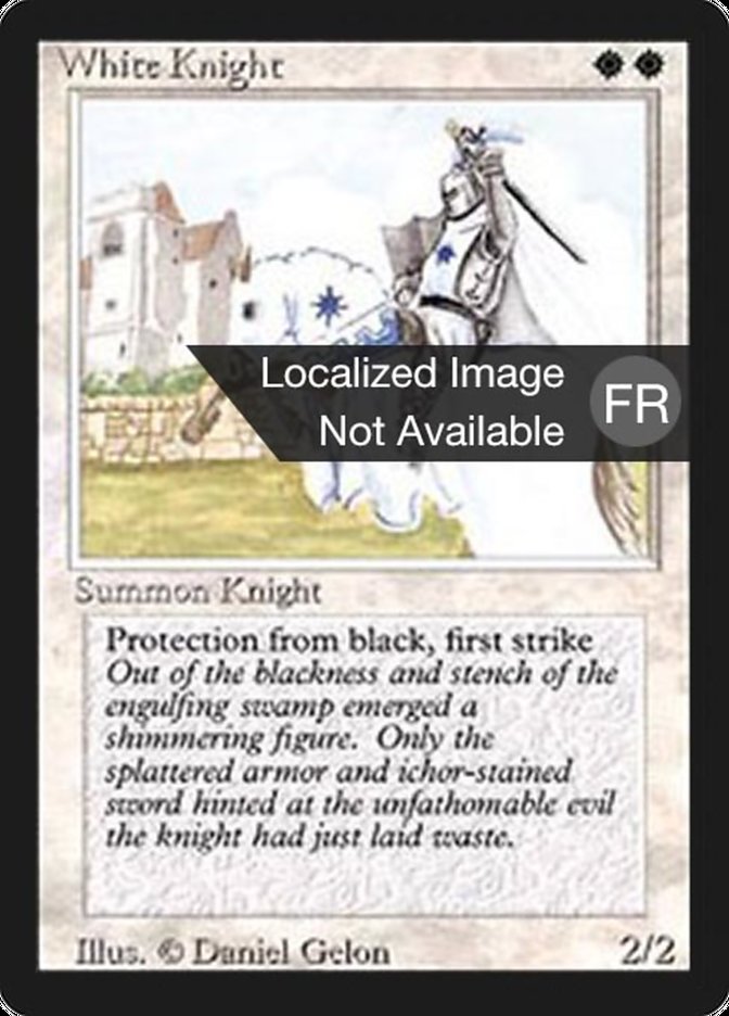 White Knight [Foreign Black Border] | Game Master's Emporium (The New GME)