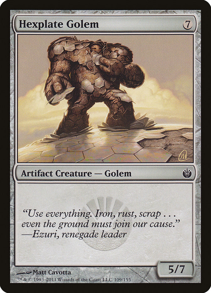 Hexplate Golem [Mirrodin Besieged] | Game Master's Emporium (The New GME)