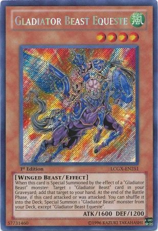 Gladiator Beast Equeste [LCGX-EN251] Secret Rare | Game Master's Emporium (The New GME)
