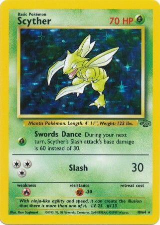 Scyther (10/64) [Jungle Unlimited] | Game Master's Emporium (The New GME)