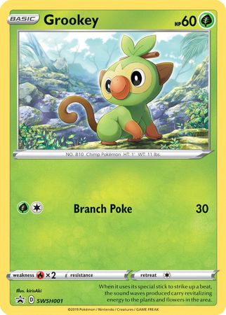 Grookey (SWSH001) [Sword & Shield: Black Star Promos] | Game Master's Emporium (The New GME)