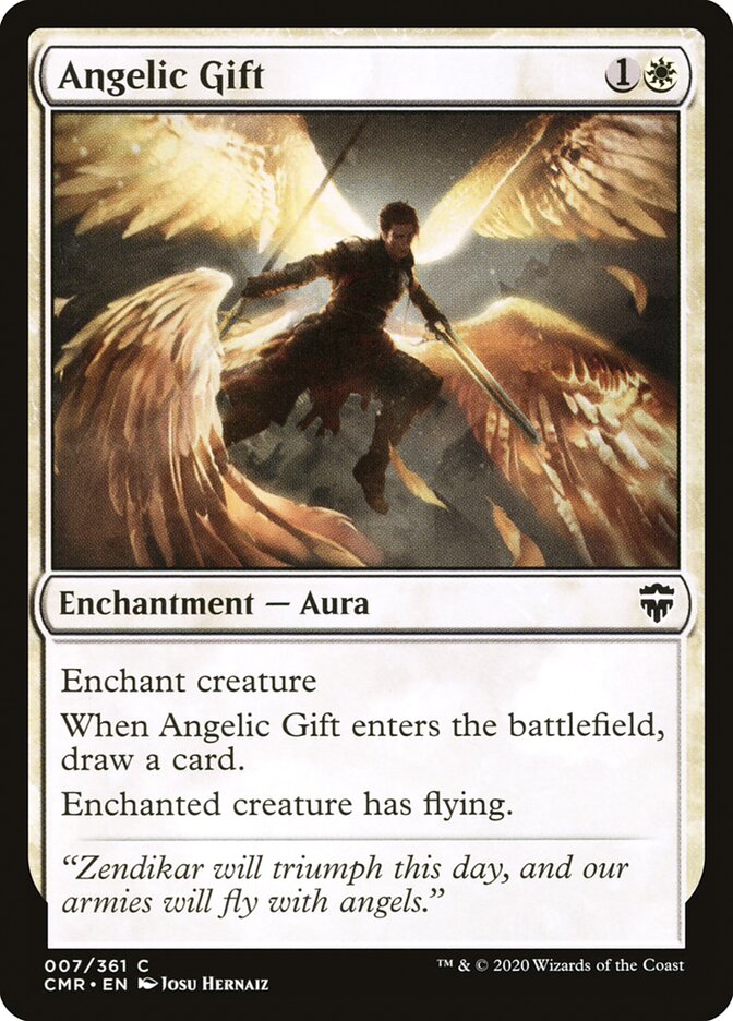 Angelic Gift [Commander Legends] | Game Master's Emporium (The New GME)