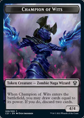 Eldrazi // Champion of Wits Double-Sided Token [Commander 2021 Tokens] | Game Master's Emporium (The New GME)