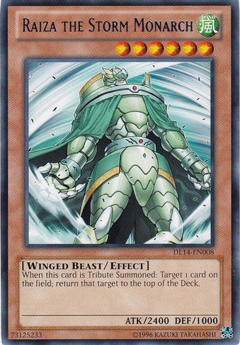 Raiza the Storm Monarch (Blue) [DL14-EN008] Rare | Game Master's Emporium (The New GME)