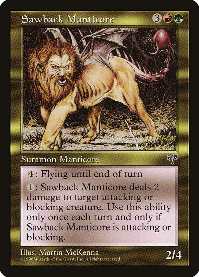 Sawback Manticore [Mirage] | Game Master's Emporium (The New GME)