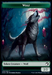 Wolf // Devil Double-Sided Token [Innistrad: Midnight Hunt Tokens] | Game Master's Emporium (The New GME)