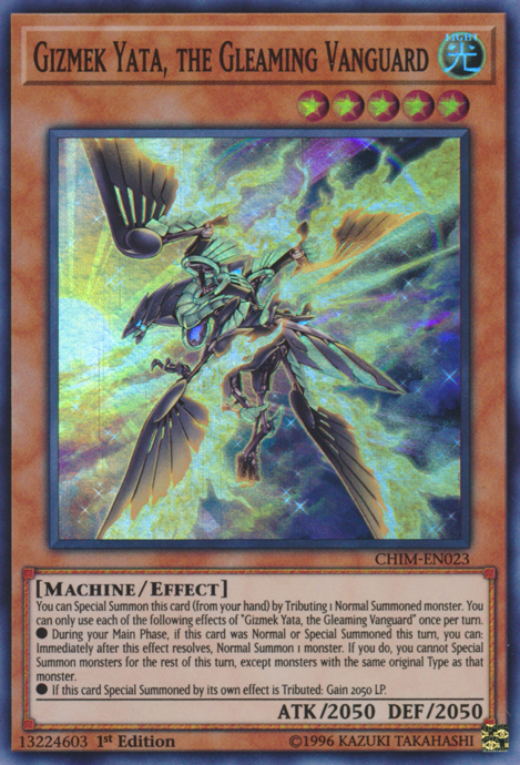 Gizmek Yata, the Gleaming Vanguard [CHIM-EN023] Super Rare | Game Master's Emporium (The New GME)