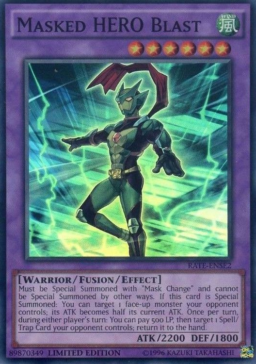 Masked HERO Blast [RATE-ENSE2] Super Rare | Game Master's Emporium (The New GME)