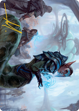 Lonis, Cryptozoologist Art Card (Gold-Stamped Signature) [Modern Horizons 2 Art Series] | Game Master's Emporium (The New GME)