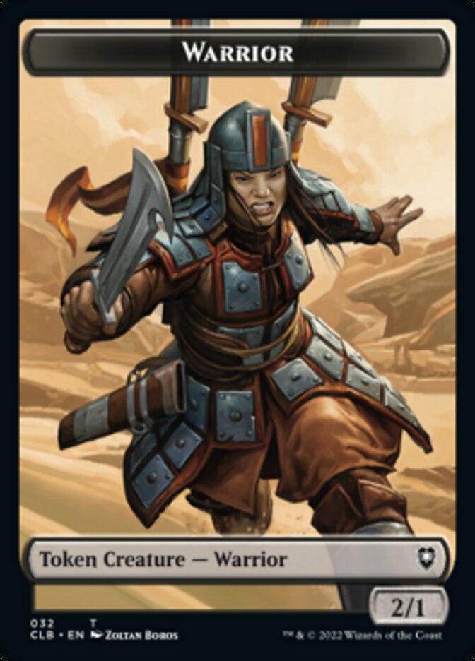 Warrior // Inkling Double-Sided Token [Commander Legends: Battle for Baldur's Gate Tokens] | Game Master's Emporium (The New GME)