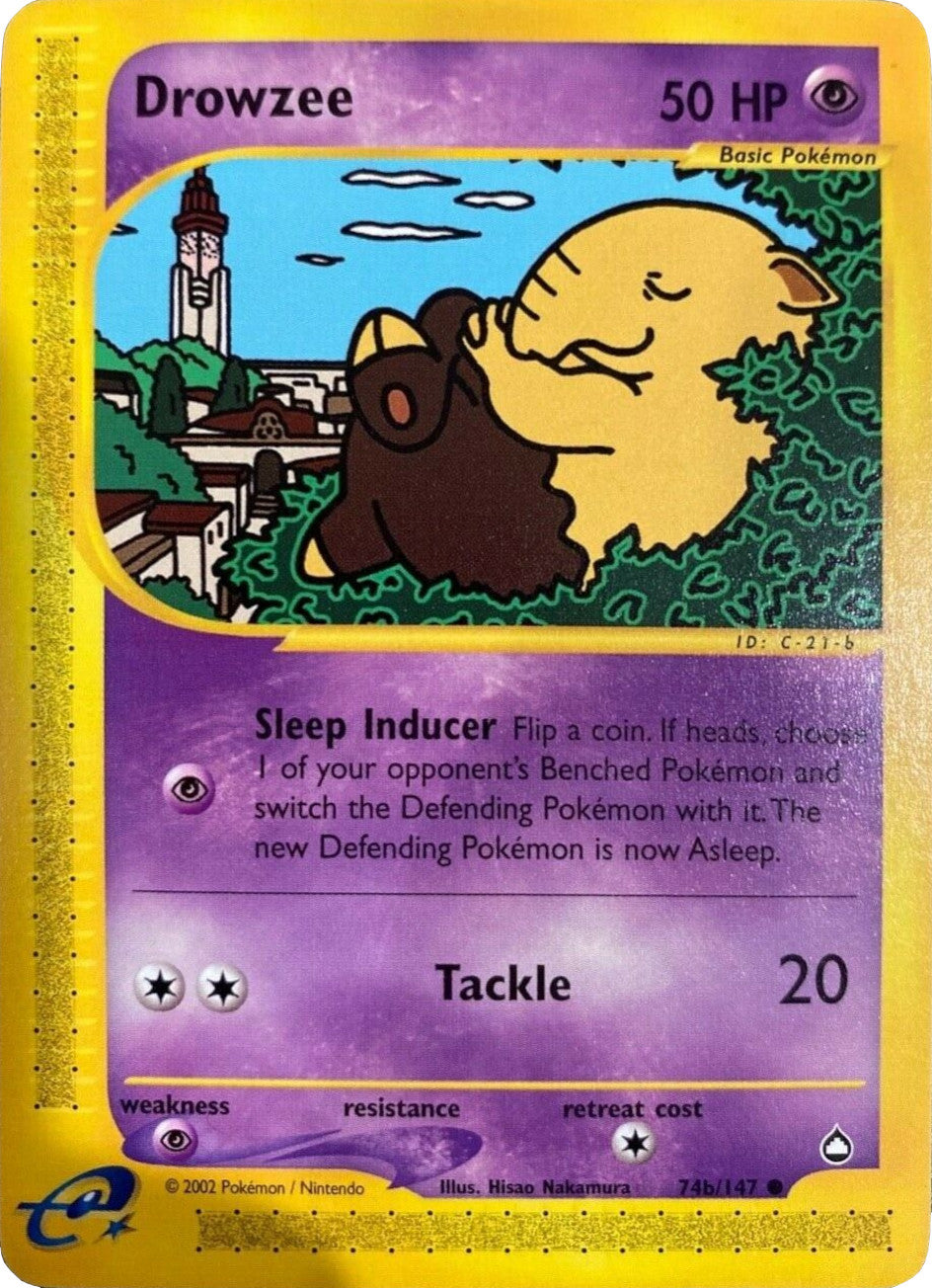 Drowzee (74b/147) [Aquapolis] | Game Master's Emporium (The New GME)