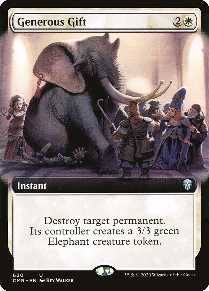 Generous Gift (Extended Art) [Commander Legends] | Game Master's Emporium (The New GME)