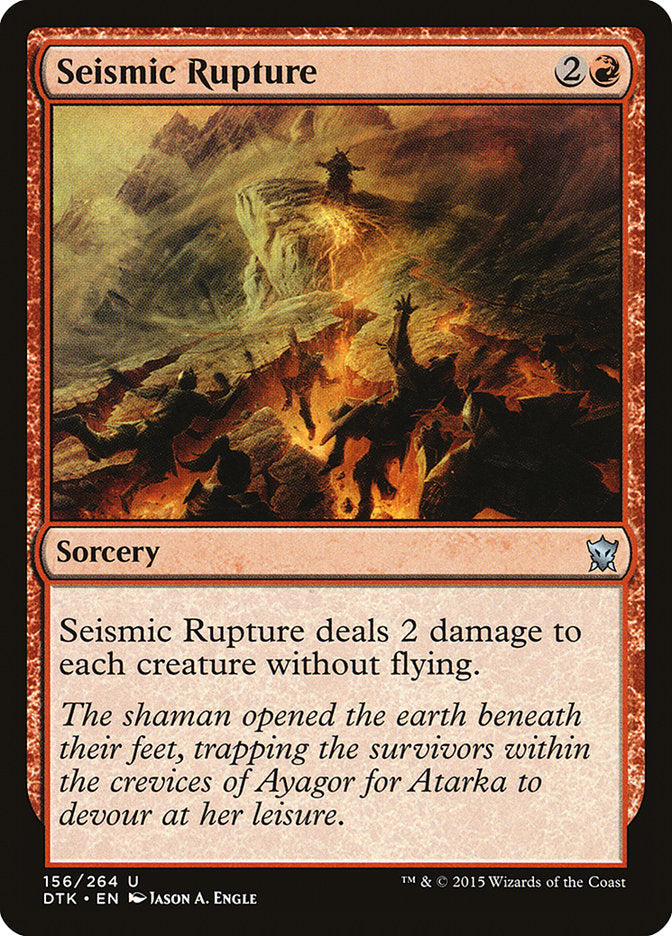 Seismic Rupture [Dragons of Tarkir] | Game Master's Emporium (The New GME)