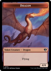 Dragon // Kor Ally Double-Sided Token [Commander Masters Tokens] | Game Master's Emporium (The New GME)