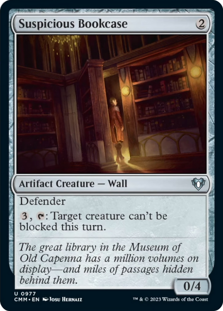 Suspicious Bookcase [Commander Masters] | Game Master's Emporium (The New GME)