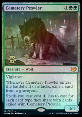 Cemetery Prowler [Innistrad: Crimson Vow Prerelease Promos] | Game Master's Emporium (The New GME)
