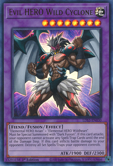 Evil HERO Wild Cyclone [LDS3-EN030] Ultra Rare | Game Master's Emporium (The New GME)