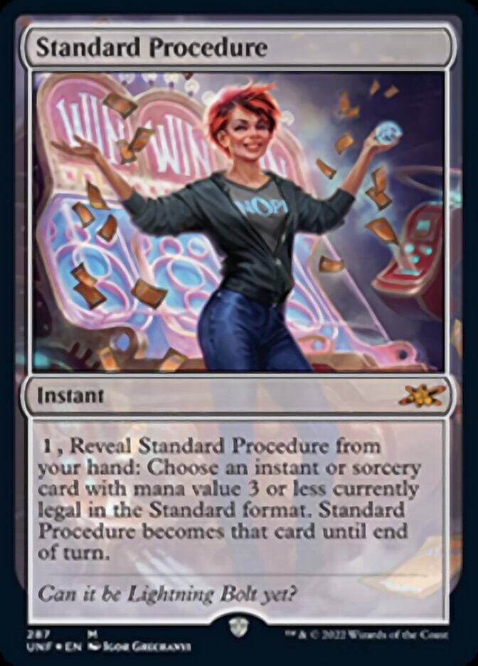 Standard Procedure (Galaxy Foil) [Unfinity] | Game Master's Emporium (The New GME)
