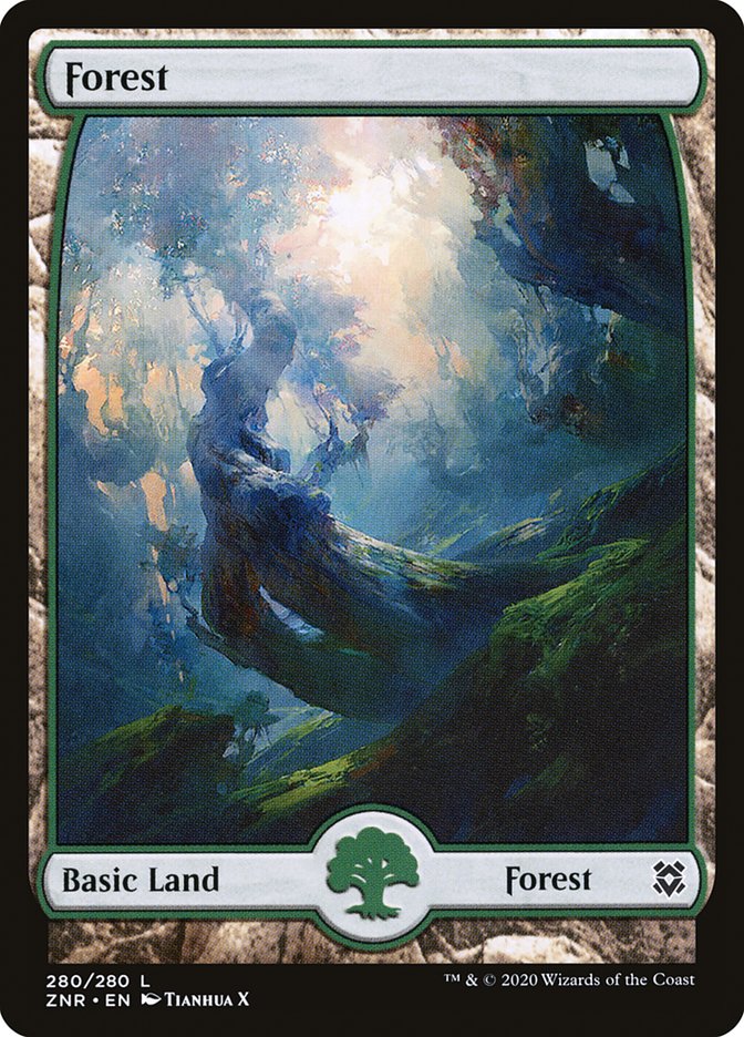 Forest (280) [Zendikar Rising] | Game Master's Emporium (The New GME)