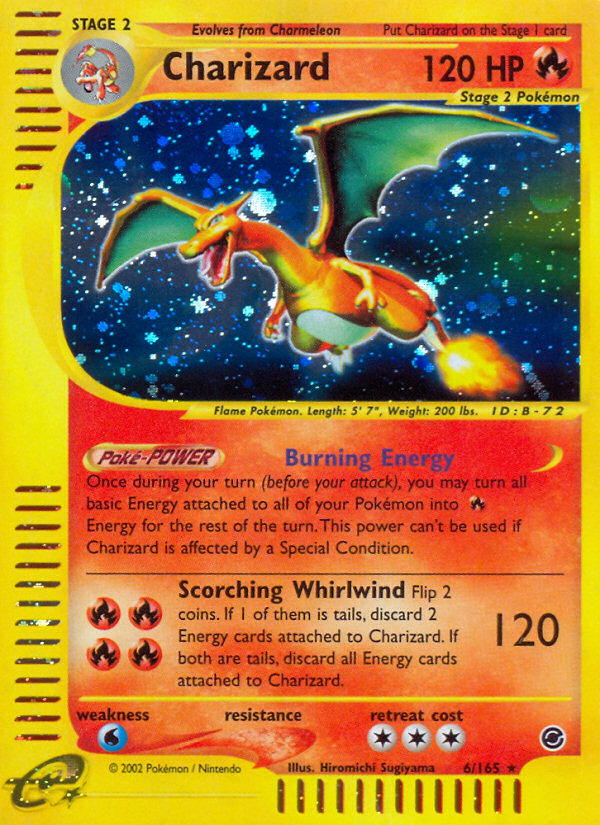 Charizard (6/165) [Expedition: Base Set] | Game Master's Emporium (The New GME)