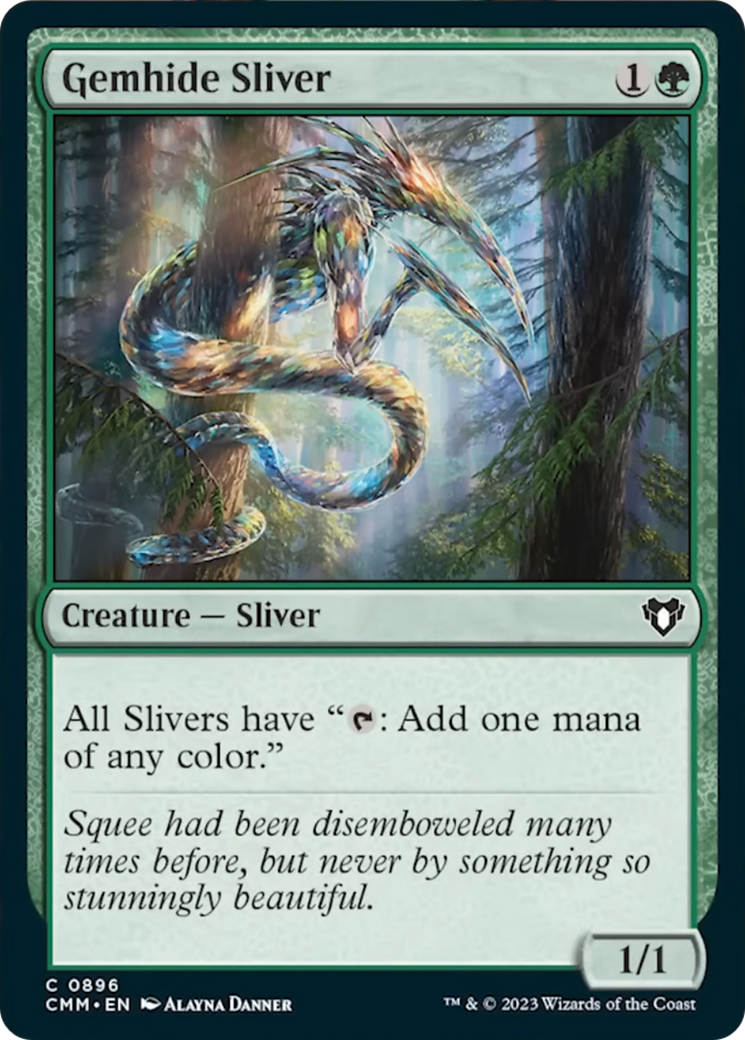 Gemhide Sliver [Commander Masters] | Game Master's Emporium (The New GME)
