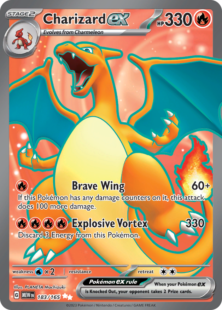 Charizard ex (183/165) [Scarlet & Violet: 151] | Game Master's Emporium (The New GME)