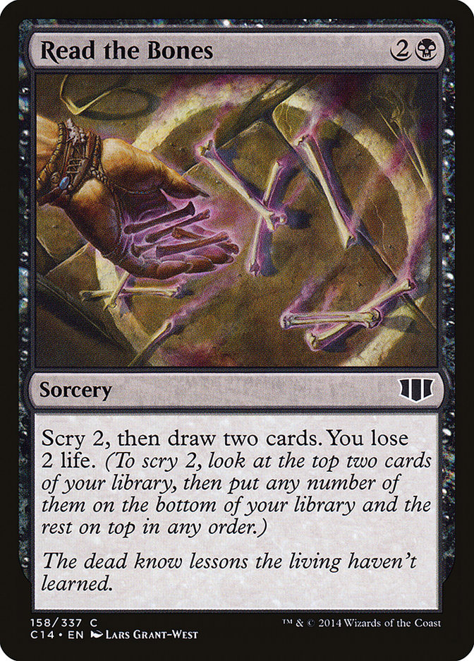 Read the Bones [Commander 2014] | Game Master's Emporium (The New GME)