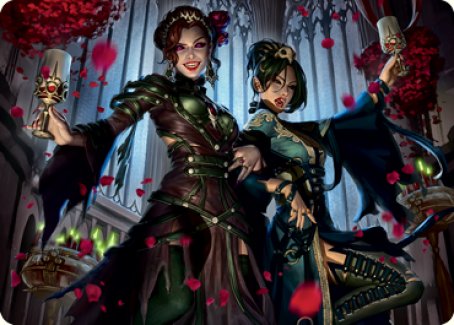 Falkenrath Celebrants 2 Art Card [Innistrad: Crimson Vow Art Series] | Game Master's Emporium (The New GME)