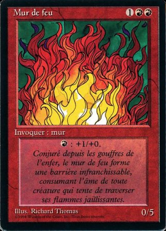 Wall of Fire [Foreign Black Border] | Game Master's Emporium (The New GME)