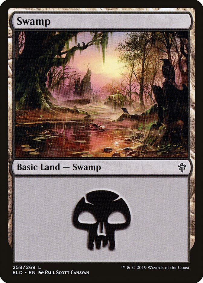 Swamp (258) [Throne of Eldraine] | Game Master's Emporium (The New GME)