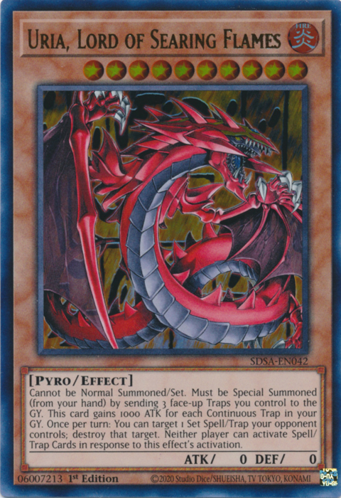 Uria, Lord of Searing Flames [SDSA-EN042] Ultra Rare | Game Master's Emporium (The New GME)