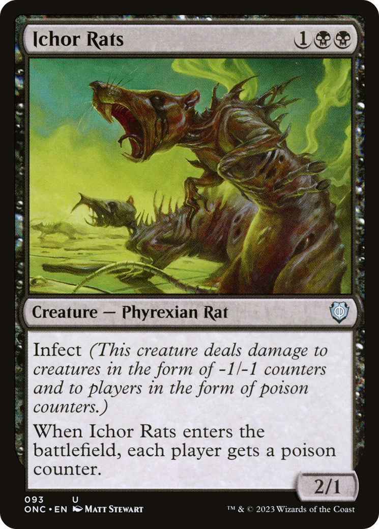 Ichor Rats [Phyrexia: All Will Be One Commander] | Game Master's Emporium (The New GME)