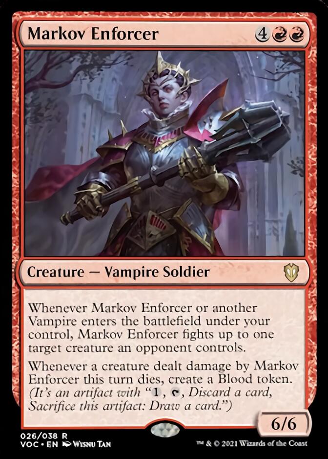 Markov Enforcer [Innistrad: Crimson Vow Commander] | Game Master's Emporium (The New GME)