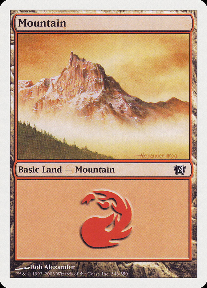 Mountain (346) [Eighth Edition] | Game Master's Emporium (The New GME)