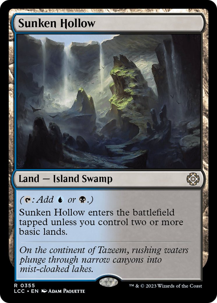 Sunken Hollow [The Lost Caverns of Ixalan Commander] | Game Master's Emporium (The New GME)