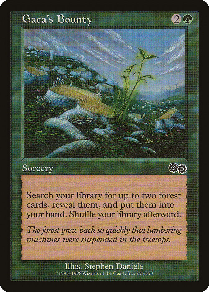 Gaea's Bounty [Urza's Saga] | Game Master's Emporium (The New GME)