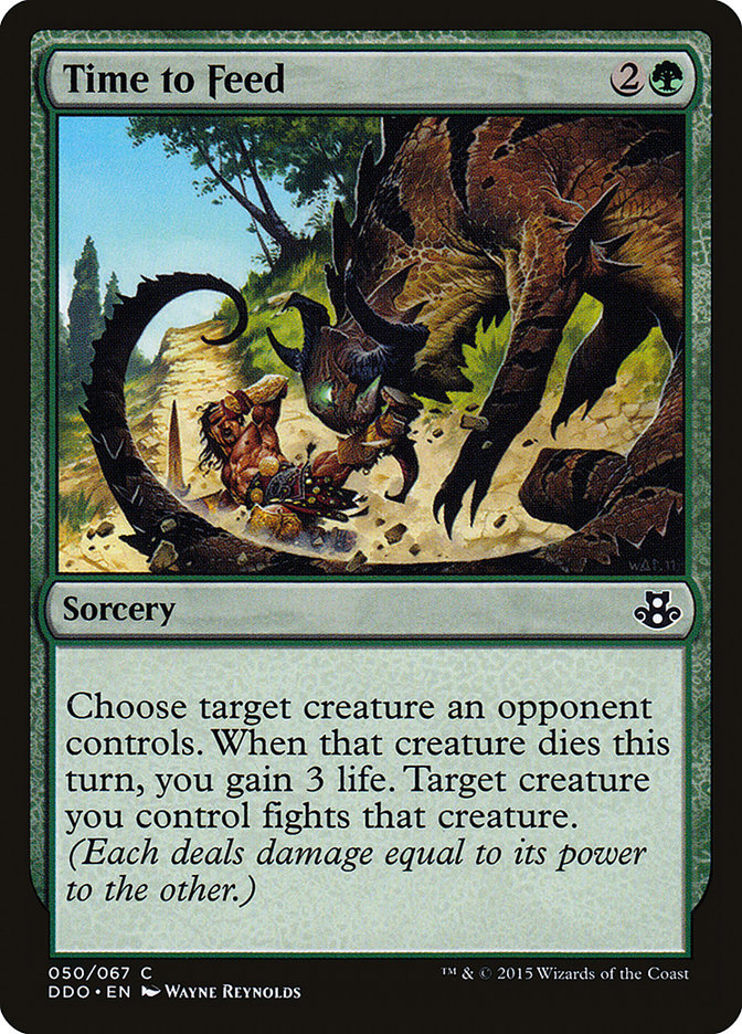 Time to Feed [Duel Decks: Elspeth vs. Kiora] | Game Master's Emporium (The New GME)