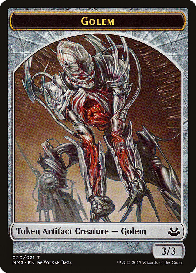 Golem Token [Modern Masters 2017 Tokens] | Game Master's Emporium (The New GME)